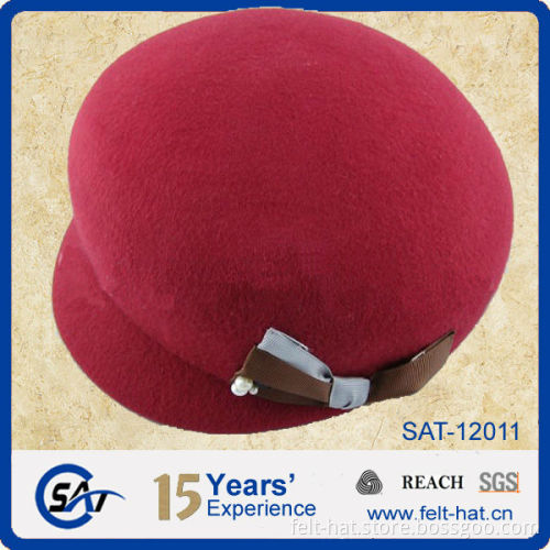 High quality 100% Australian wool felt winter hats caps